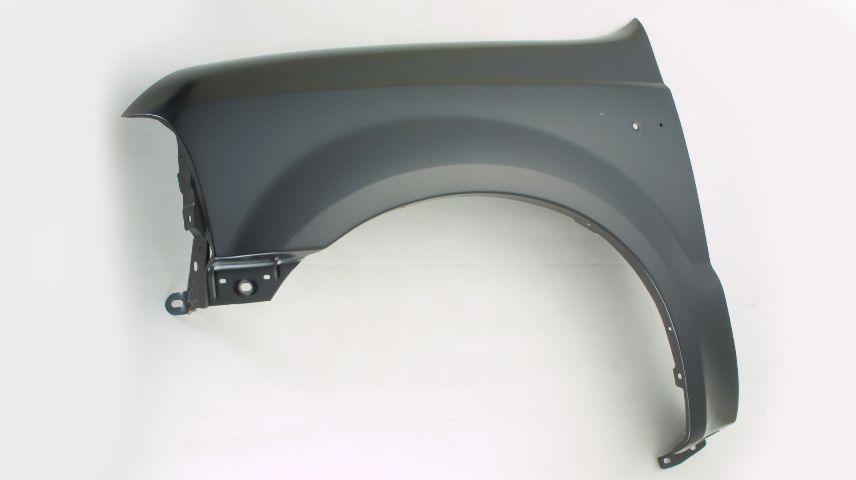 Aile avant côté conducteur Ford F350 1999-2007 sans moulure d'ouverture de roue, FO1240208