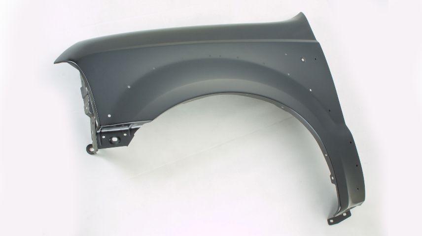 Aile avant côté conducteur Ford F550 2005-2007 avec moulure, FO1240236