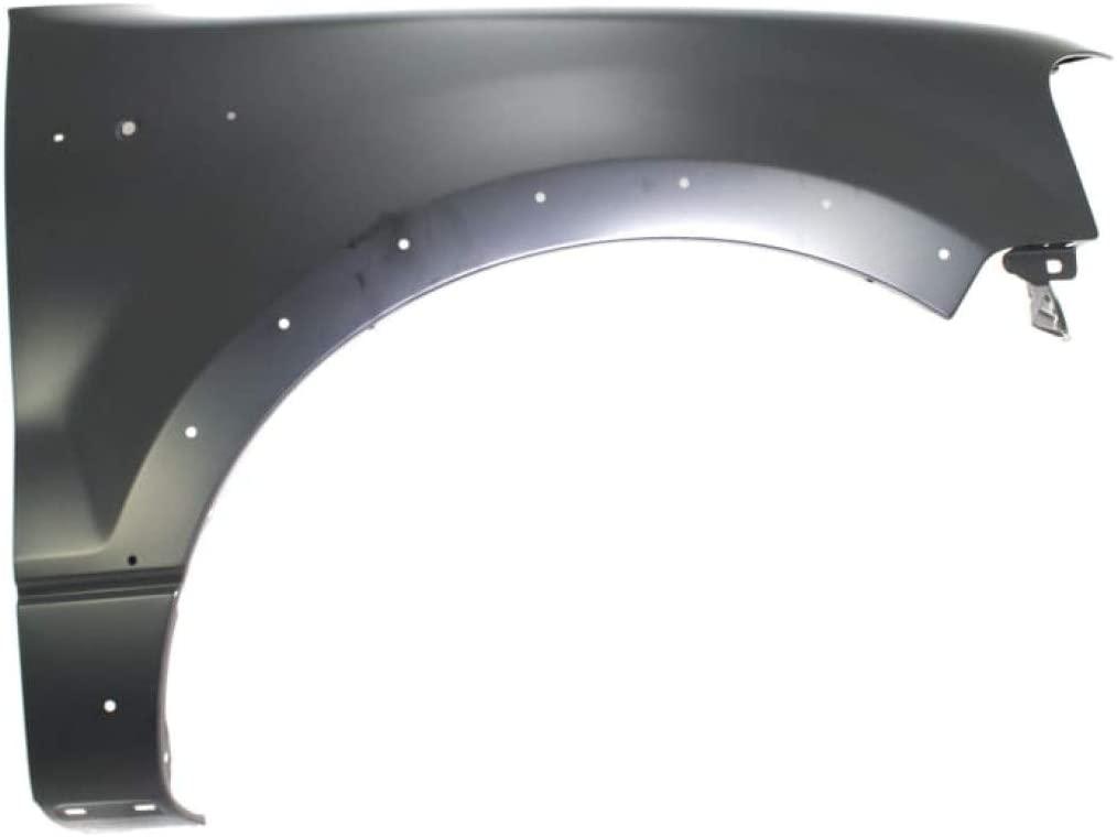 Aile avant côté passager Ford F150 2004-2006 avec élargisseur d'aile, FO1241232C