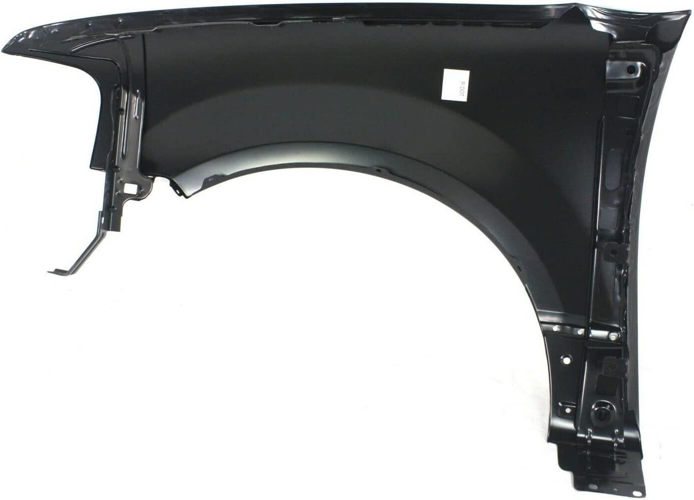 Aile avant côté passager Ford Expedition Max 2007-2017 sans cache de passage de roue, FO1241255C