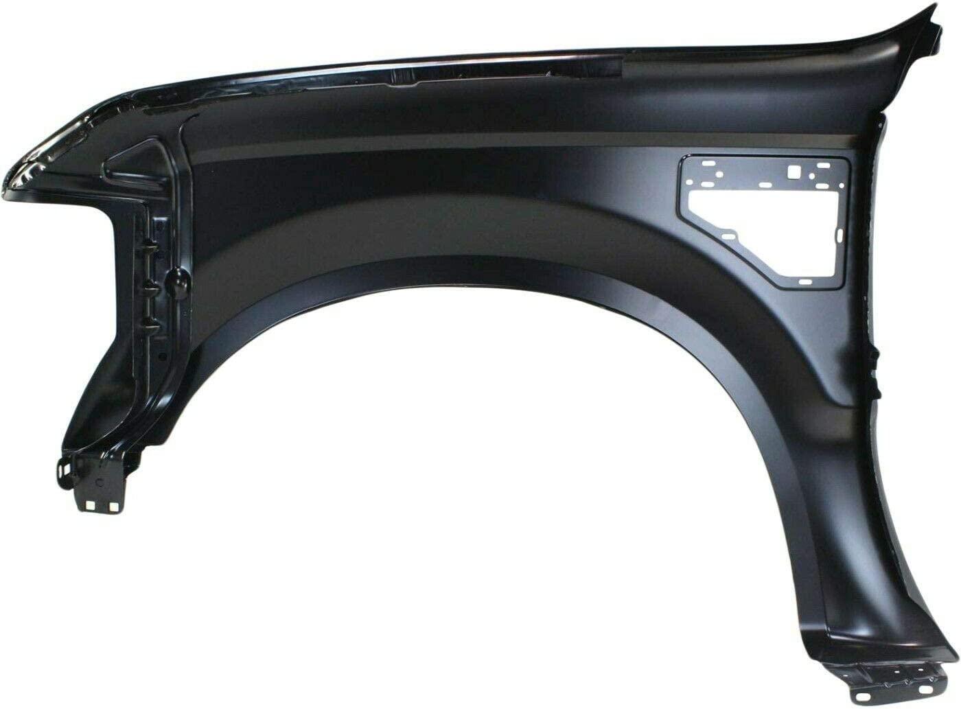 Aile avant côté passager Ford F350 2008-2010 sans cache-moyeu, FO1241259C