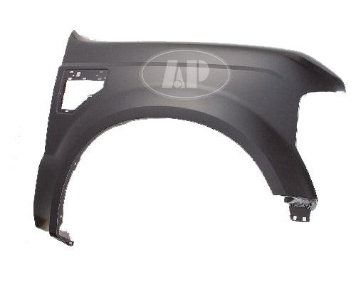 Aile avant côté passager Ford F250 2008-2010 sans trou pour moulure de roue, FO1241259