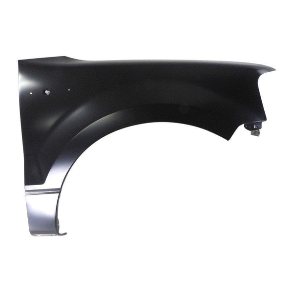 2006-2008 Ford F150 Fender Front Passenger Side Without Flare With Antenna Hole Capa