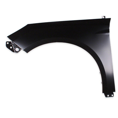 Aile avant droite (côté passager) pour Ford Focus 2012-2018 sans emplacements pour feux de position latéraux, référence Fo1241287U - Hunt Parts