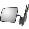 1992-2007 Ford Econoline Mirror Driver Side Manual With Swing Lock Paddle Type/Flat Glass