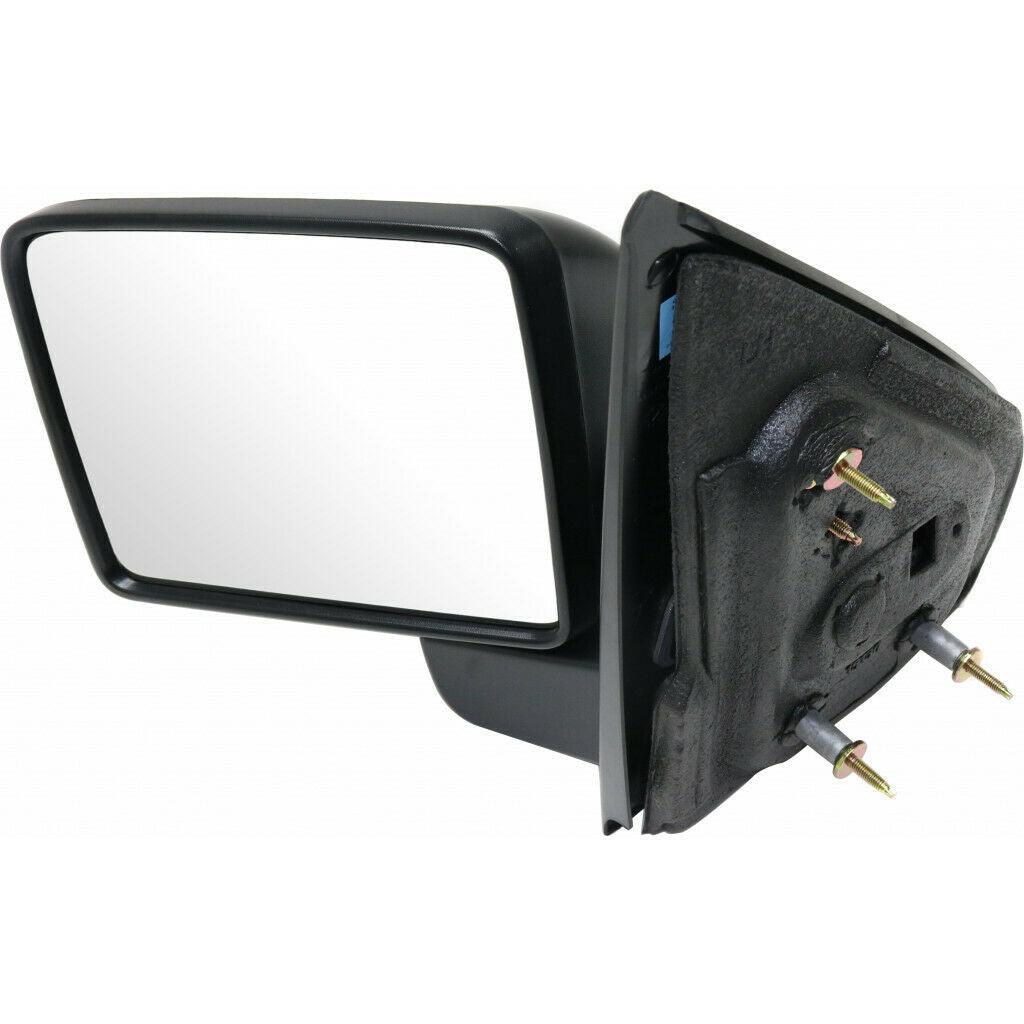 Rétroviseur extérieur côté conducteur pour Ford F150 2004-2008, boîte manuelle, design carré texturé, référence FO1320244