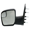 2010-2014 Ford Econoline Mirror Driver Side Power Textured Sail Type