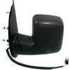 2010-2014 Ford Econoline Mirror Driver Side Power Textured Sail Type