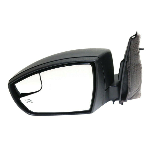 2013-2016 Ford Escape Mirror Driver Side Power Heated Textured Cover Without Blind Spot/Signal