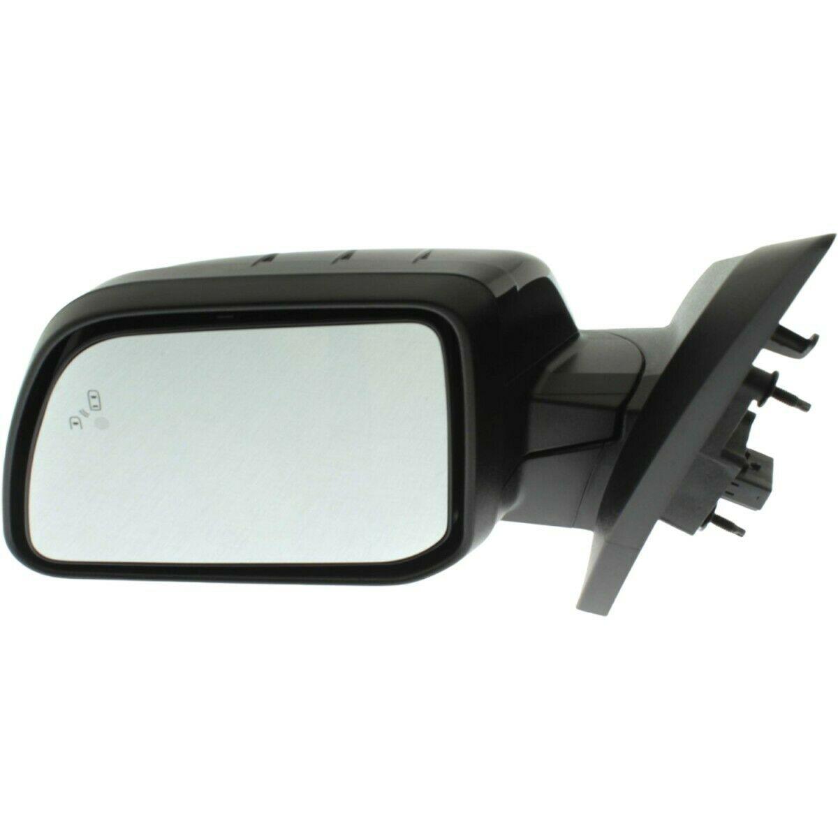 Rétroviseur extérieur côté conducteur pour Ford Edge 2012-2014, électrique et chauffant, avec éclairage de bas de porte/surveillance d'angle mort, sans mémoire (à partir d'août 2011), référence FO1320502