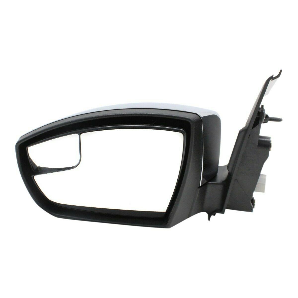 Rétroviseur extérieur côté conducteur pour Ford Escape 2013-2016, électrique, avec coque chromée et fonction angle mort, sans dégivrage ni clignotant, FO1320513