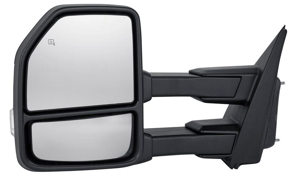 Rétroviseur extérieur côté conducteur pour Ford F150 2015-2018, électrique, type remorquage, chauffant, extensible, avec clignotant, éclairage de bas de porte, feu de position latéral et projecteur, FO1320516