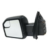 2015-2018 Ford F150 Mirror Driver Side Manual Standard Type Flat Glass With Blind Spot Textured