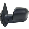 2015-2018 Ford F150 Mirror Driver Side Manual Standard Type Flat Glass With Blind Spot Textured