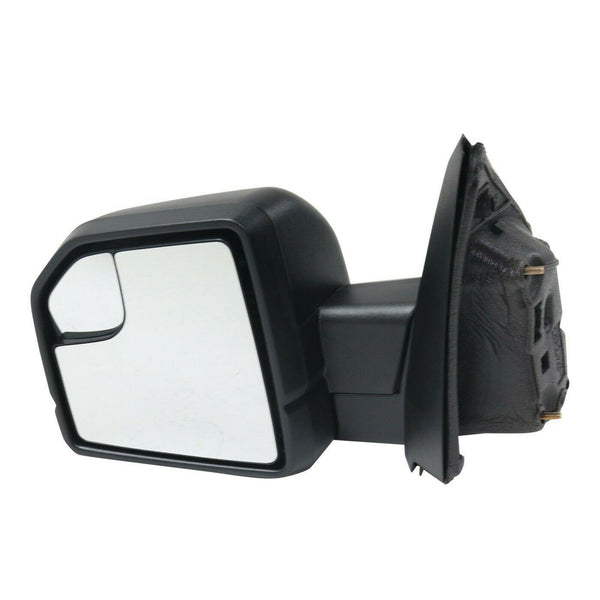 2015-2018 Ford F150 Mirror Driver Side Manual Standard Type Flat Glass With Blind Spot Textured