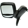 2015-2019 Ford Transit T-350Hd Passngr Mirror Driver Side Manual Textured With Short Arm With Low Roof