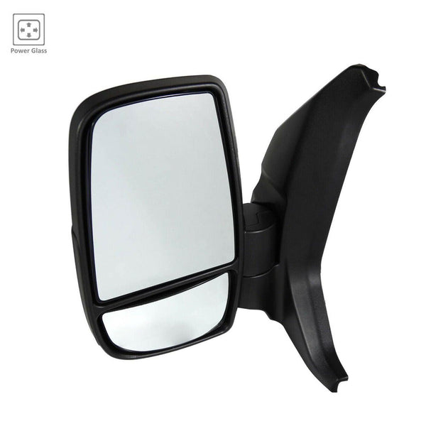 2018-2019 Ford Transit T-350 Cargo Mirror Driver Side Power With Short Arm With Low Roof