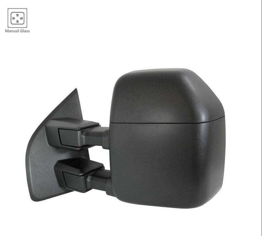 Rétroviseur extérieur gauche manuel pour Ford F350 (2017-2022), avec coque texturée, référence FO1320606