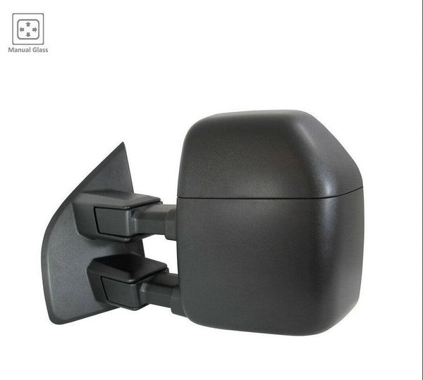 2017-2019 Ford F350 Mirror Driver Side Manual Tow With Textured Cap