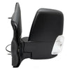2020 Ford Transit T-250 Cargo Mirror Driver Side Power Textured Short Arm 12 Pin Connector With Signal For Low Roof