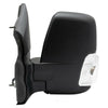 2020 Ford Transit T-250 Cargo Mirror Driver Side Power Textured Short Arm 12 Pin Connector With Signal/Blind Spot/Power Fold For Low Roof