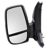 2020 Ford Transit T-150 Cargo Mirror Driver Side Power Textured Short Arm 12 Pin Connector For Medium/High Roof