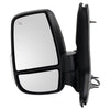 2020 Ford Transit T-150 Crew Mirror Driver Side Power Textured Short Arm 12 Pin Connector With Signal For Medium/High Roof