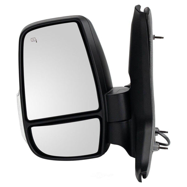 2020 Ford Transit T-250 Crew Mirror Driver Side Power Textured Short Arm 12 Pin Connector With Signal For Medium/High Roof