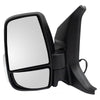 2020 Ford Transit T-150 Cargo Mirror Driver Side Power Textured Short Arm 12 Pin Connector With Signal/Blind Spot/Power Fold For Medium/High Roof