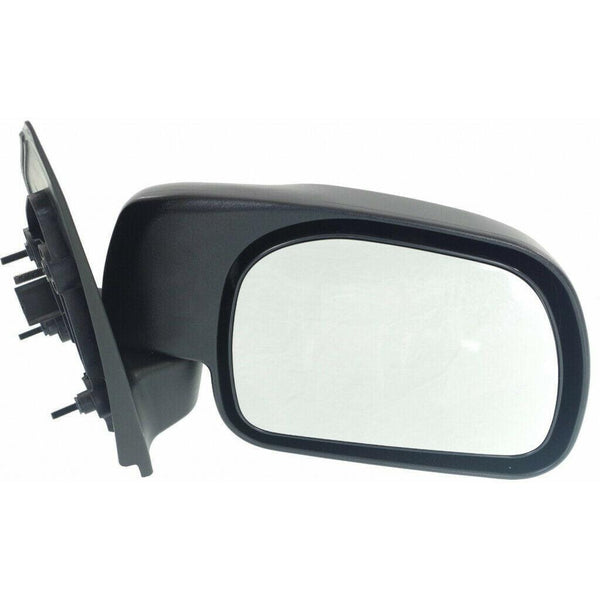 1999-2016 Ford F350 Mirror Passenger Side Manual Textured Paddle Design