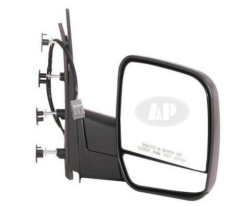2002-2007 Ford Econoline Mirror Passenger Side Power Textured With Dual Glass