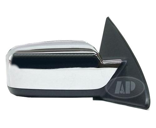 Rétroviseur extérieur côté passager pour Lincoln MKZ 2007-2010, électrique, chauffant, chromé, avec éclairage de bas de porte, sans détecteur d'angle mort, FO1321322