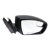 2012-2014 Ford Focus Mirror Passenger Side Power With Blind Spot/Temp Sensor Fits 12-14 S Model/2012 Se Model Sedan