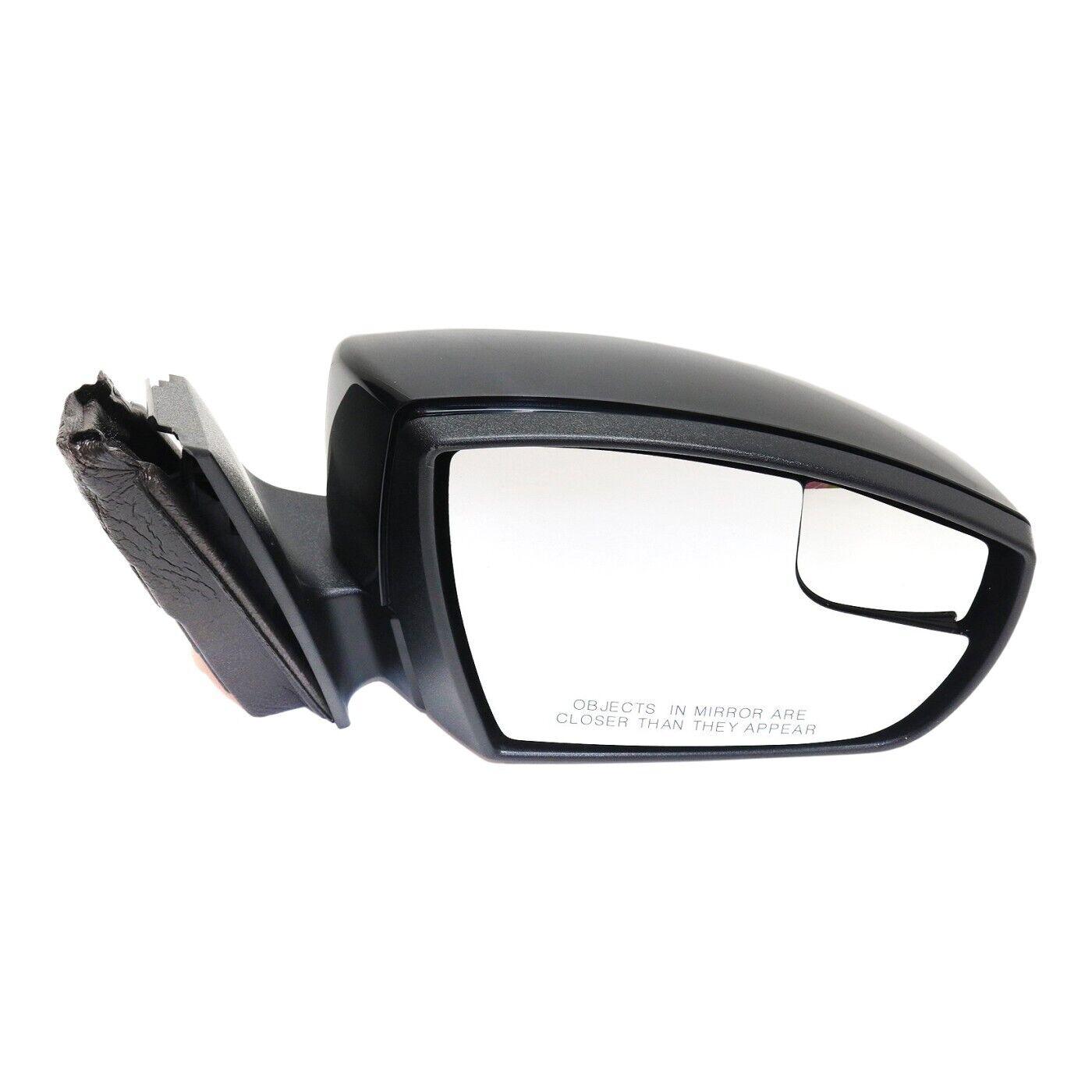 Rétroviseur extérieur côté passager électrique avec clignotant, détecteur d'angle mort et capteur de température pour Ford Focus 2012-2014 (berline SEL 2012, berline SE 2013-2014, hayon SE/SEL), référence FO1321463
