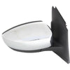 2013-2016 Ford Escape Mirror Passenger Side Power Heated With Chrome Cap With Blind Spot Without Signal