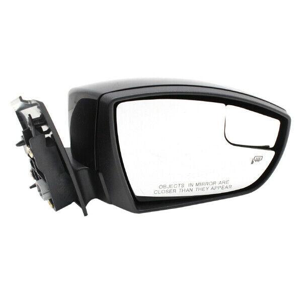 2015-2018 Ford Focus Mirror Passenger Side Power Ptm With Heated/Blind Spot/Signal With Puddle Lamp