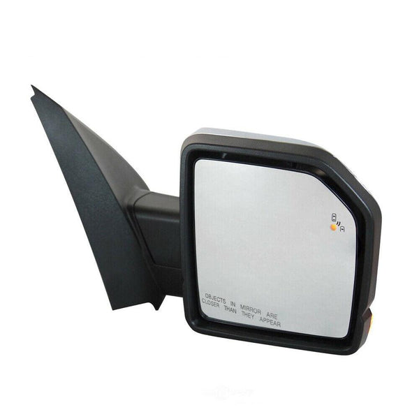 2018-2019 Ford F150 Mirror Passenger Side Power Heated With Memory/Signal/Blind Spot/Puddle Lamp/Spot Lamp/Power Fold Chrome