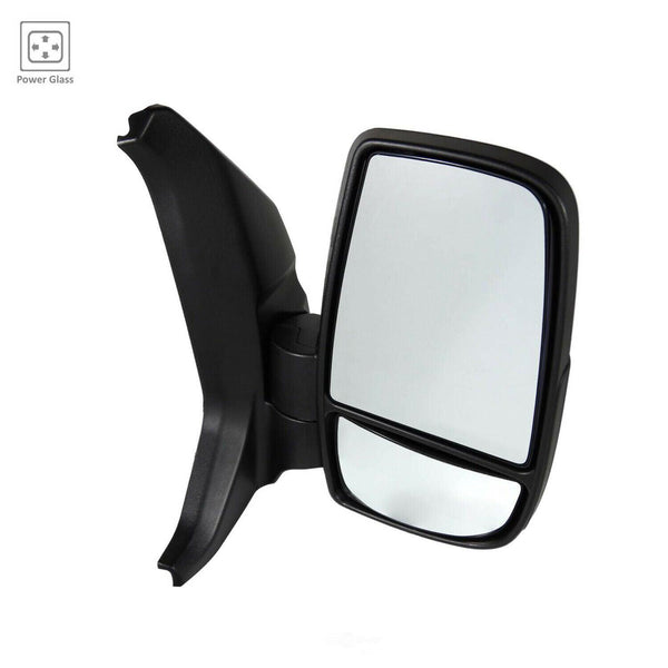 2018-2019 Ford Transit T-250 Cargo Mirror Passenger Side Power With Short Arm With Low Roof