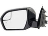 2019-2020 Ford Expedition Max Mirror Passenger Side Power Heated Without Signal/Blind Spot Black Smooth