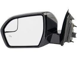 2019-2020 Ford Expedition Max Mirror Passenger Side Power Heated Without Signal/Blind Spot Black Smooth