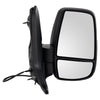 2020 Ford Transit T-350 Wagon Mirror Passenger Side Power Textured Short Arm 12 Pin Connector For Low Roof