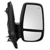 2020 Ford Transit T-350 Cargo Mirror Passenger Side Power Textured Short Arm 12 Pin Connector With Signal For Low Roof