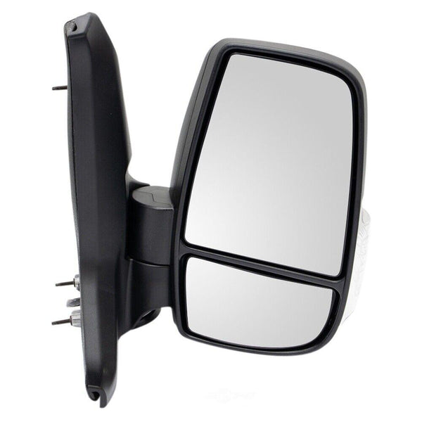2020 Ford Transit T-350 Crew Mirror Passenger Side Power Textured Short Arm 12 Pin Connector With Signal/Blind Spot/Power Fold For Low Roof