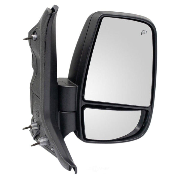 2020 Ford Transit T-150 Crew Mirror Passenger Side Power Textured Short Arm 12 Pin Connector With Signal For Medium/High Roof