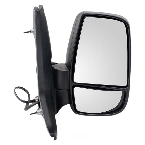 2020 Ford Transit T-150 Wagon Mirror Passenger Side Power Textured Short Arm 12 Pin Connector With Signal/Blind Spot/Power Fold For Medium/High Roof