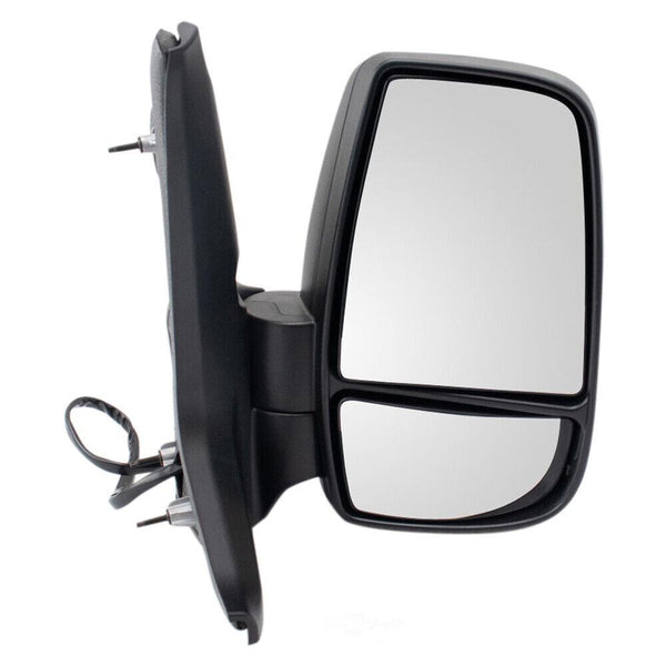 2020 Ford Transit T-150 Crew Mirror Passenger Side Power Textured Short Arm 12 Pin Connector With Signal/Blind Spot/Power Fold For Medium/High Roof