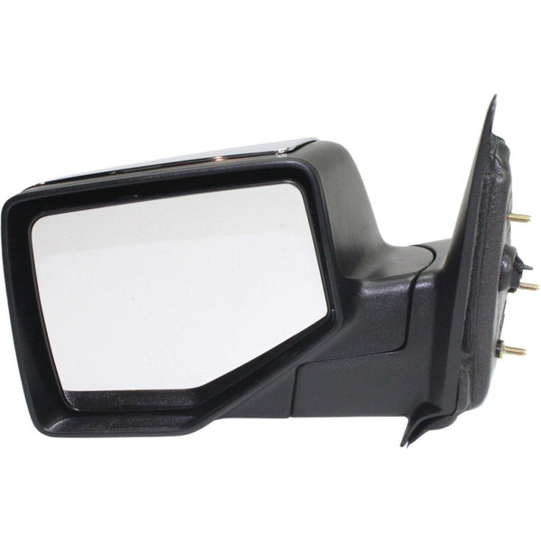 2006-2008 Ford Explorer Mirror Driver Side Manual Chrome Xlt