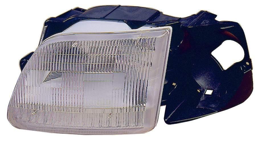 Phare avant côté conducteur pour Ford F150 1997 avec support (jusqu'à juillet 1996), haute qualité, FO2502142