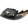 2001-2004 Ford Mustang Head Lamp Driver Side Black Bezel High Quality