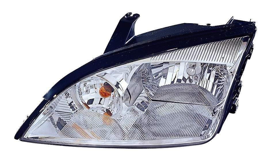 Phare avant côté conducteur pour Ford Focus 2005-2007 (sauf SVT, qualité économique), FO2502210U